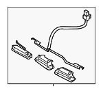 925013W000 - : License Lamp for Kia: Sportage Image