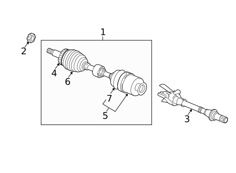 Drive Axles for 2011 Kia Sorento #0