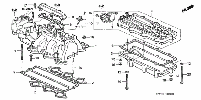 Intake Manifold for 2001 Acura NSX #0