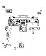 68026180AB - Electrical: Instrument Panel Switch for Dodge: Ram 3500 | Ram: 3500 Image
