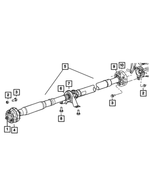 4593866AC - All Wheel Drive; Differential and Drive Line: Drive Shaft for Mopar Image
