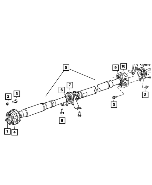 Drive Shaft for 2010 Dodge Charger #0