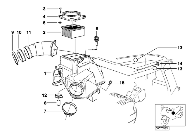 13711342488 - : Bump Stop for BMW-Motorrad Image