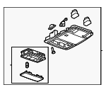 95152260 - Body: Overhead Console for Chevrolet: Cruze, Cruze Limited Image