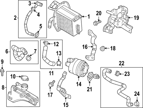 Intercooler for 2023 Mazda CX-50 #0