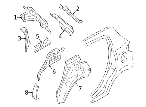 Inner Structure for 2024 Mitsubishi Mirage #0