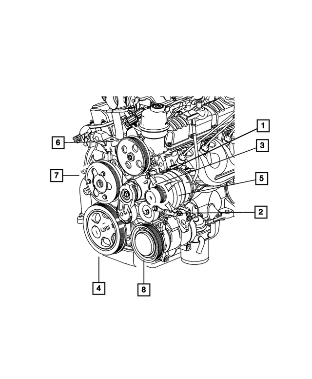 4861637AA - : Water Pump Pulley for Mopar Image