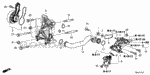 194105BAA00 - Engine: PASSAGE, WATER for Honda Image