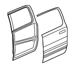 68292595AH - Body: Door Shell for Ram: 1500 Image