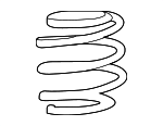 481310E370 - : Coil Spring for Toyota: Highlander Image