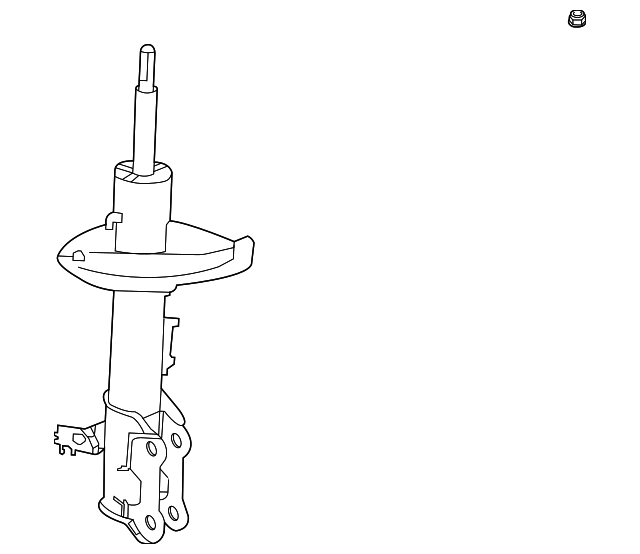 48520-8Z286 - Suspension Strut 2020-2025 Toyota Highlander