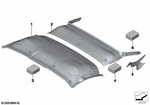 54377192491 - Sliding Roof / Folding Top: Headliner Roof Shell Front for BMW: Z4 28i, Z4 30i, Z4 35i, Z4 35is Image image