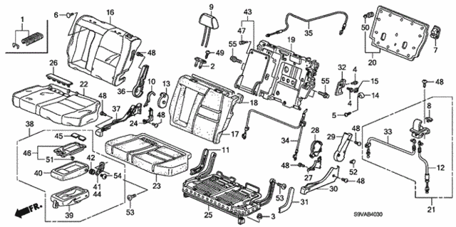 Middle Seat (L.) for 2008 Honda Pilot #0