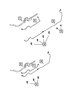 68353022AA - Fuel and Accelerator Pedal: Fuel Supply Tube for Mopar Image