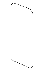 78527TY2A10 - Body: Air Bag Label for Honda: Accord, Accord Crosstour, Clarity, CR-V, Crosstour, Element, Fit, Insight, Odyssey, Pilot Image