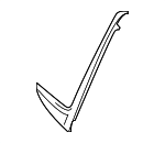 39543TG7A01 - : 2016-2020 Honda - Garnish L for Honda: Pilot, Ridgeline Image