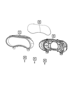 68516668AB - : Instrument Panel Cluster for Mopar Image