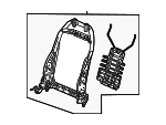 81125T20A01 - Body: Seat Back Frame for Honda Image