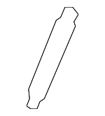 1K0881305 - Body: Seat Cushion Spring for Volkswagen Image