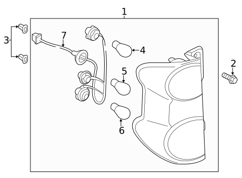 Tail Lamps for 2018 Chevrolet City Express #0
