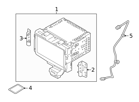 Navigation System for 2020 Kia Sportage #0