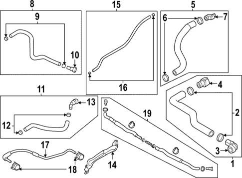 Condenser, Compressor & Lines for 2025 Genesis G90 #1