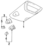 12335418 - Body: Storage Compartment for Buick: Skylark | Oldsmobile: Achieva | Pontiac: Grand Am Image