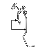 8N0201055Q - Fuel System: Vent Pipe for Audi: TT, TT Quattro Image