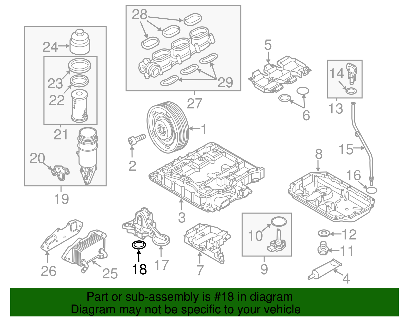 Engine Oil Sump Windage Tray Gasket - Porsche (N-909-513-01)