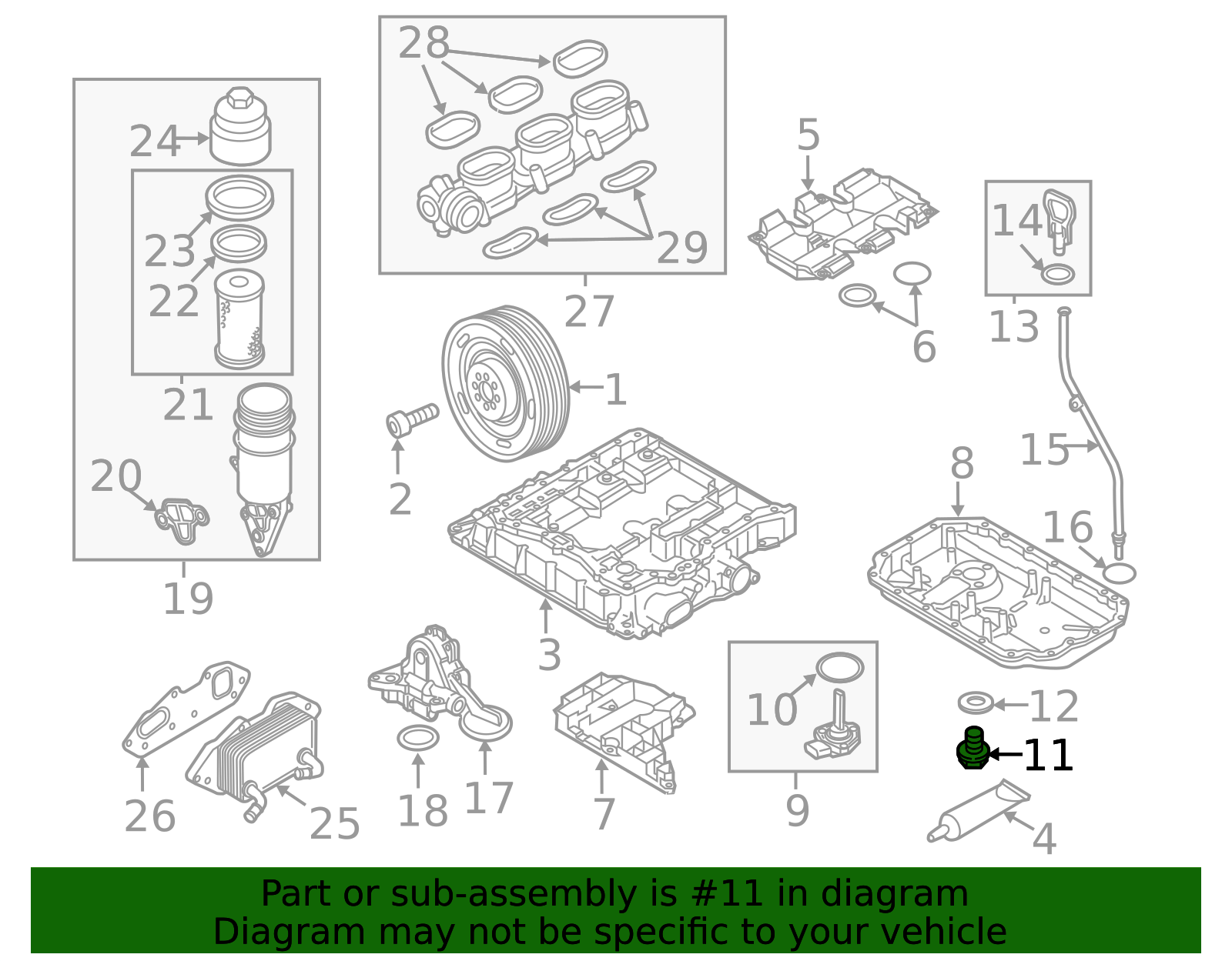 2004-2018 Porsche Cayenne Drain Plug PAF-911-014 | OEM Parts Online