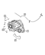 68078563AB - Quadra Trac Active On Demand 4 DHB: Axle Vent Hose for Chrysler: 200, Pacifica | Dodge: Durango | Jeep: Grand Cherokee, Grand Cherokee L, Grand Cherokee WK | Ram: 2500, 3500 Image