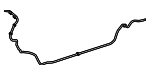 989503W510 - Body: Washer Hose for Kia: Sportage Image