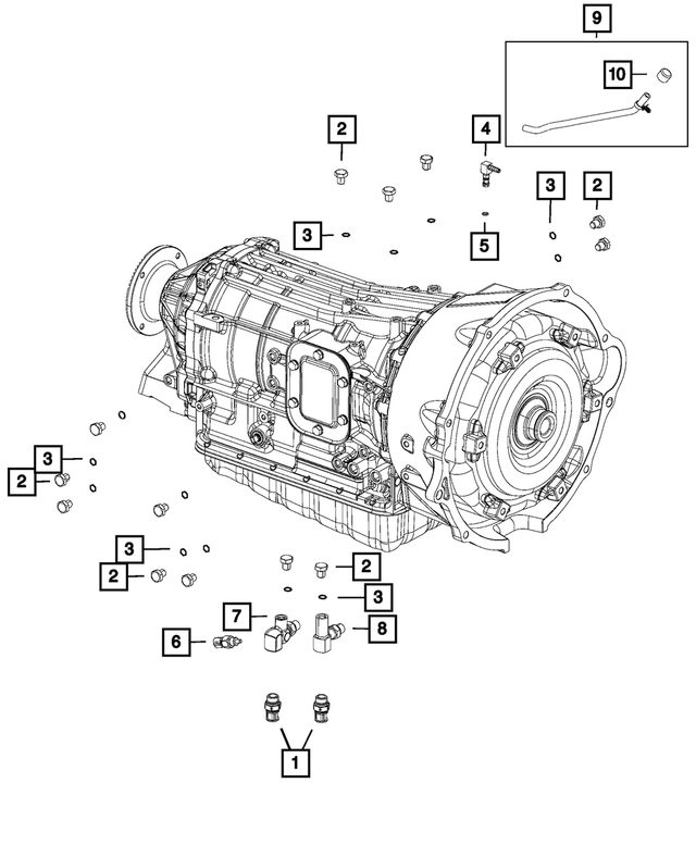 « 68020019AB – Transmission : Carter De Transmission Bouchon pour Mopar Image »
