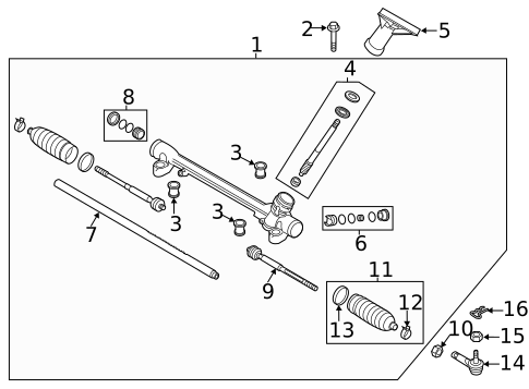 Steering Gear & Linkage for 2018 Mazda 3 #0