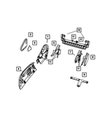 1DD60ZJ8AB - Interior Trim: Recliner Handle for Mopar Image