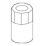 32306774317 - Steering: Upper Shaft Nut for BMW Image