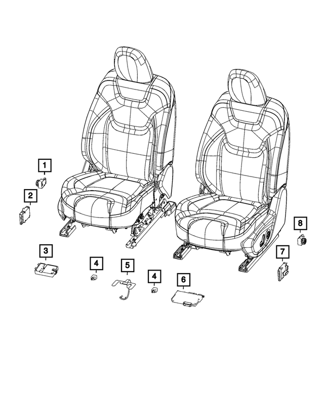 68410459AC - Electrical: Heated Seat Module for Mopar Image