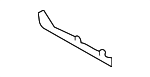98650489400 - Body: Side Cover Seal for Porsche: Boxster Image