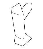 YS4Z17A613AA - Body: Washer Hose Clip for Ford: Focus Image