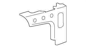 2015-2022 GM Passenger Side Rear Bumper Impact Bar Outer Bracket ...