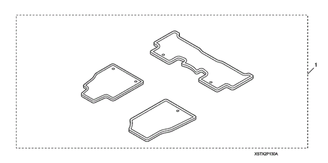 All Season Floor Mat (2) for 2013 Acura MDX #0