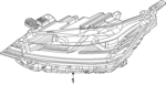 R2TZ13008AL - : Headlamp Assembly for Ford Image