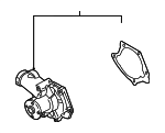 1300A069 - : Water Pump Assembly for Mitsubishi: Outlander Image