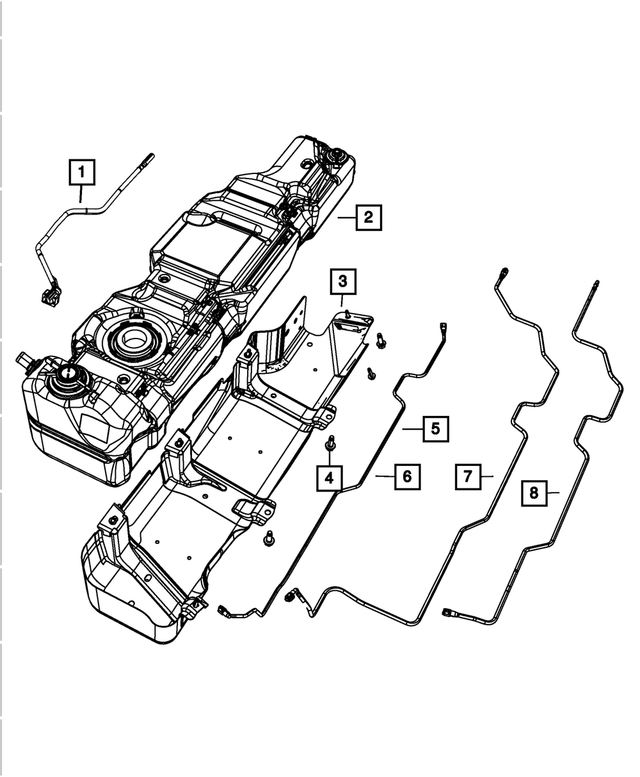 « 52126030AB – Fuel : Vapeur De Carburant Tube pour Mopar Image »