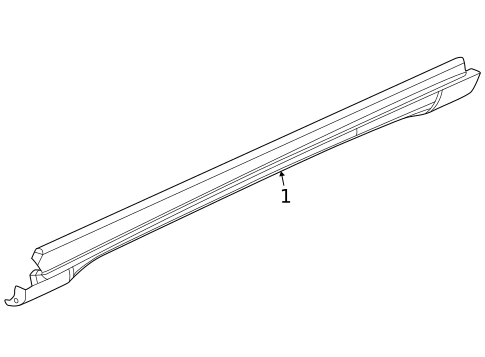 Exterior Trim - Pillars for 2022 Jeep Grand Cherokee L #0