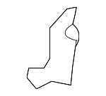 1C0809622A - Body: Plate for Volkswagen: Beetle Image