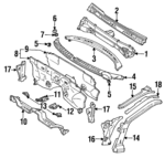 8943245610 - : Cowl for Isuzu Image