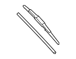 99H09AKA16C - Body: Wiper Blade for Hyundai Image