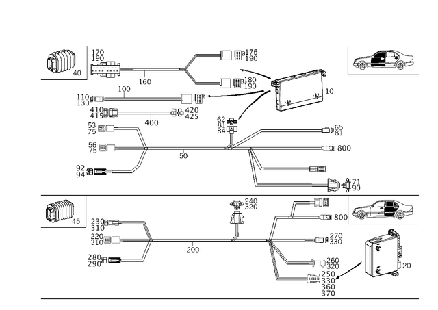 2038201585 - Electrical System: Control Unit for Mercedes-Benz: 180C, C230, C240, C280, C32 AMG, C320, C350, C55 AMG Image image