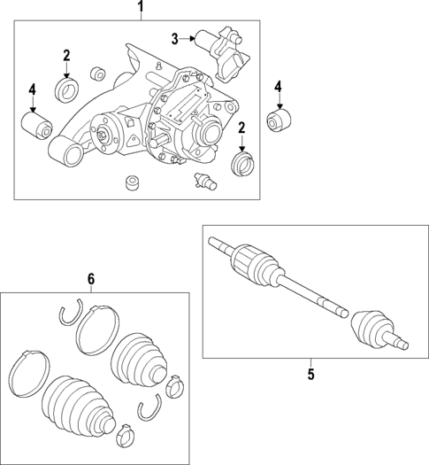 Axle Shafts & Joints for 2012 Land Rover Range Rover Sport #0